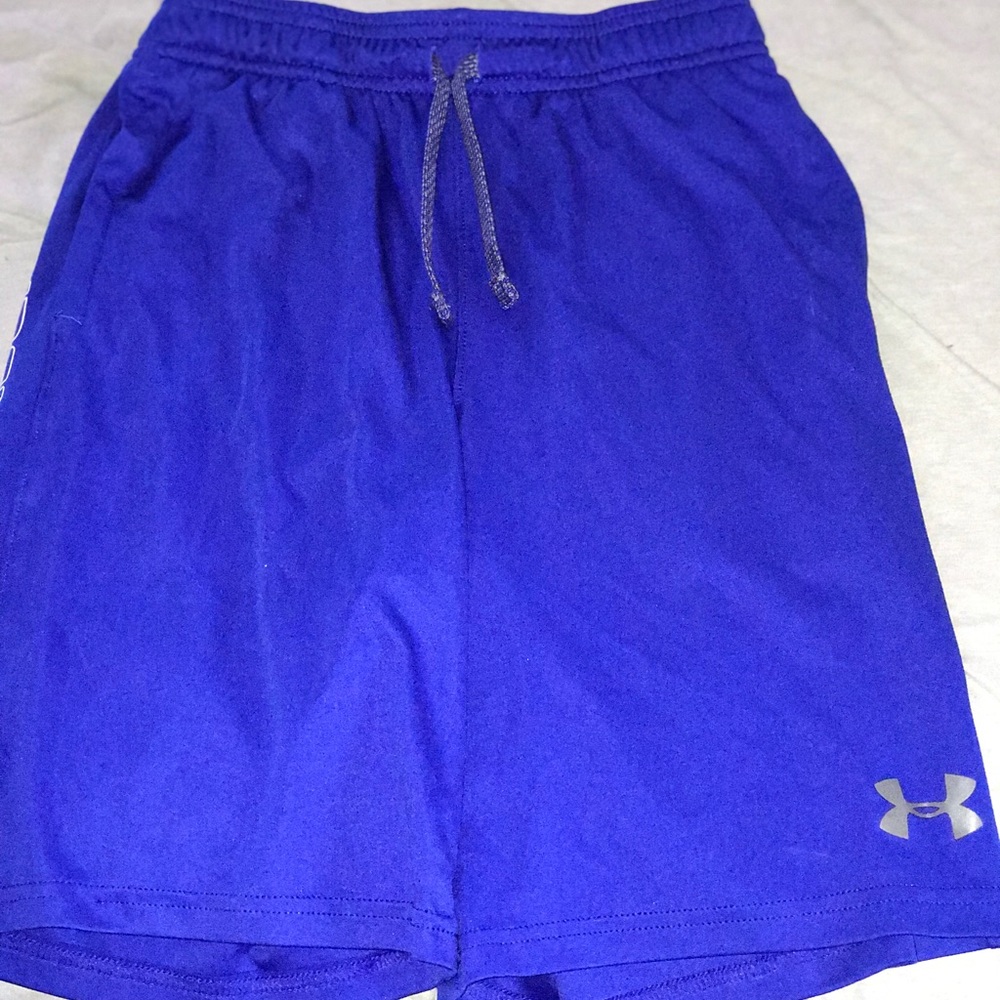 boys blue under armour shorts
